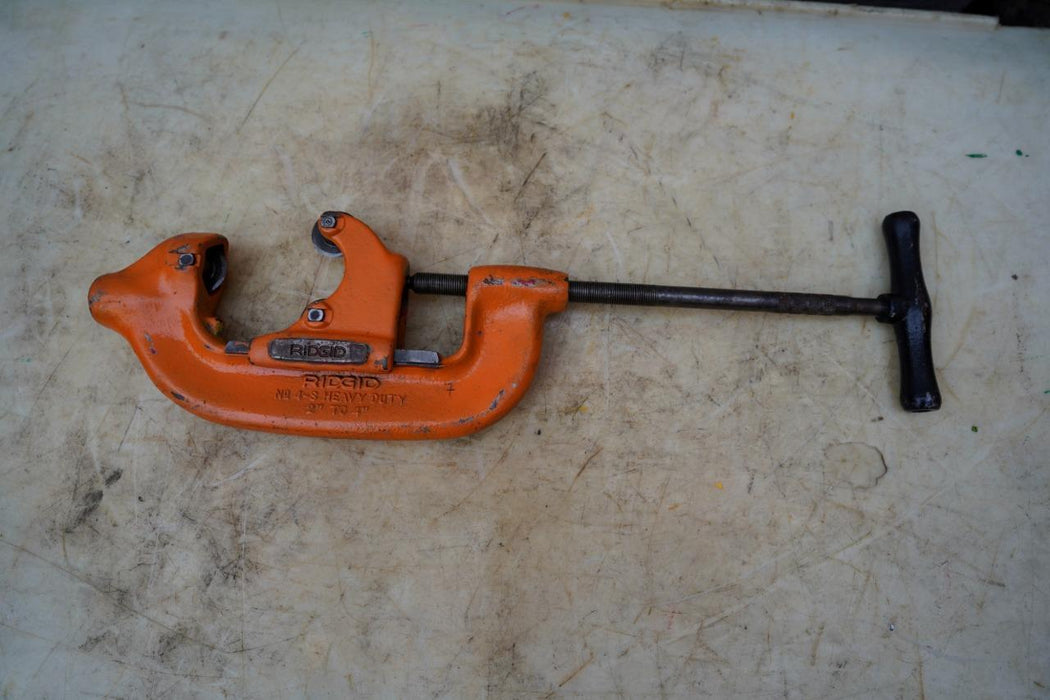 Ridgid Pipe Cutters 4S  2  to 4 inches Works Fine #7