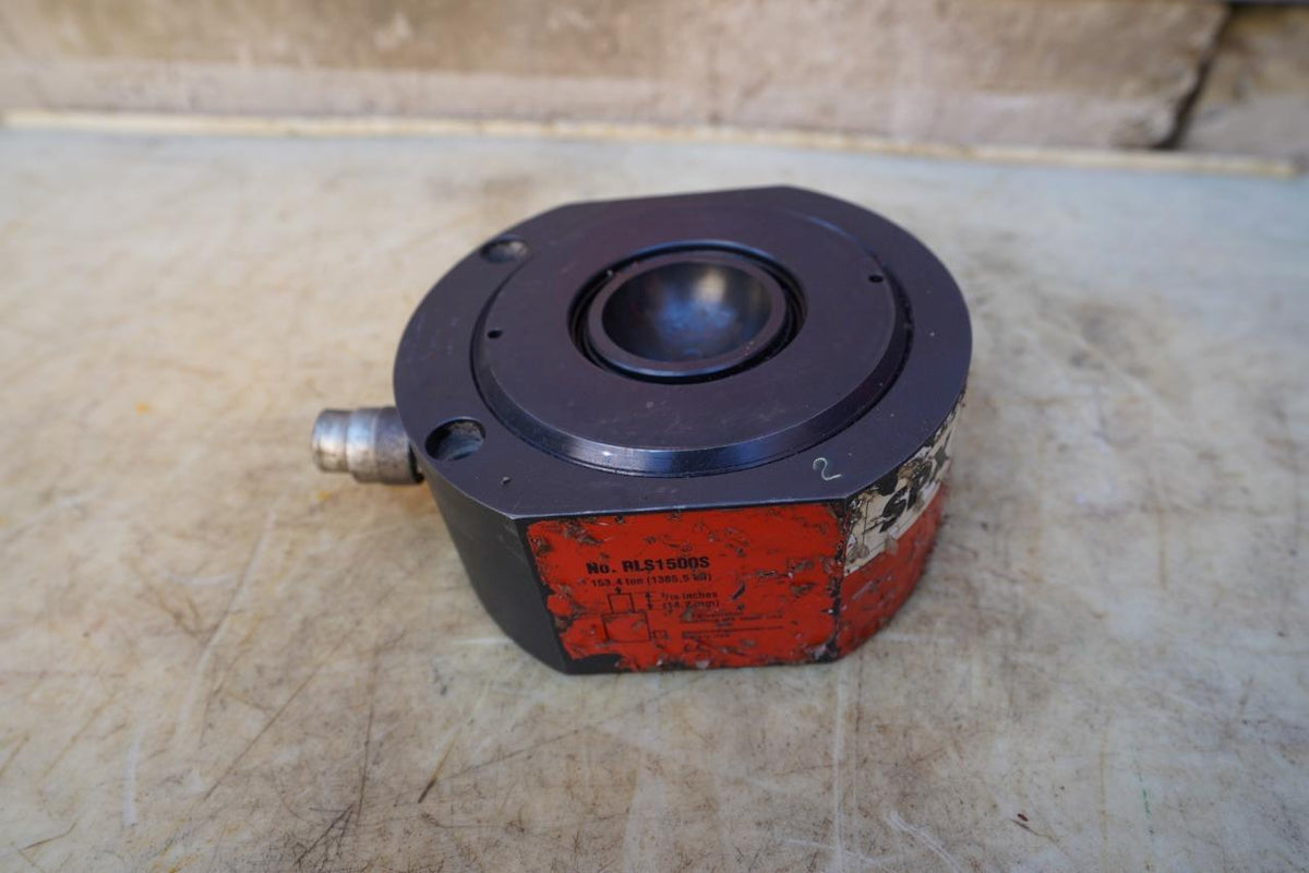SPX Power Team 100 Ton Hydraulic Cylinder Model RLS-10000S Great Shape ...