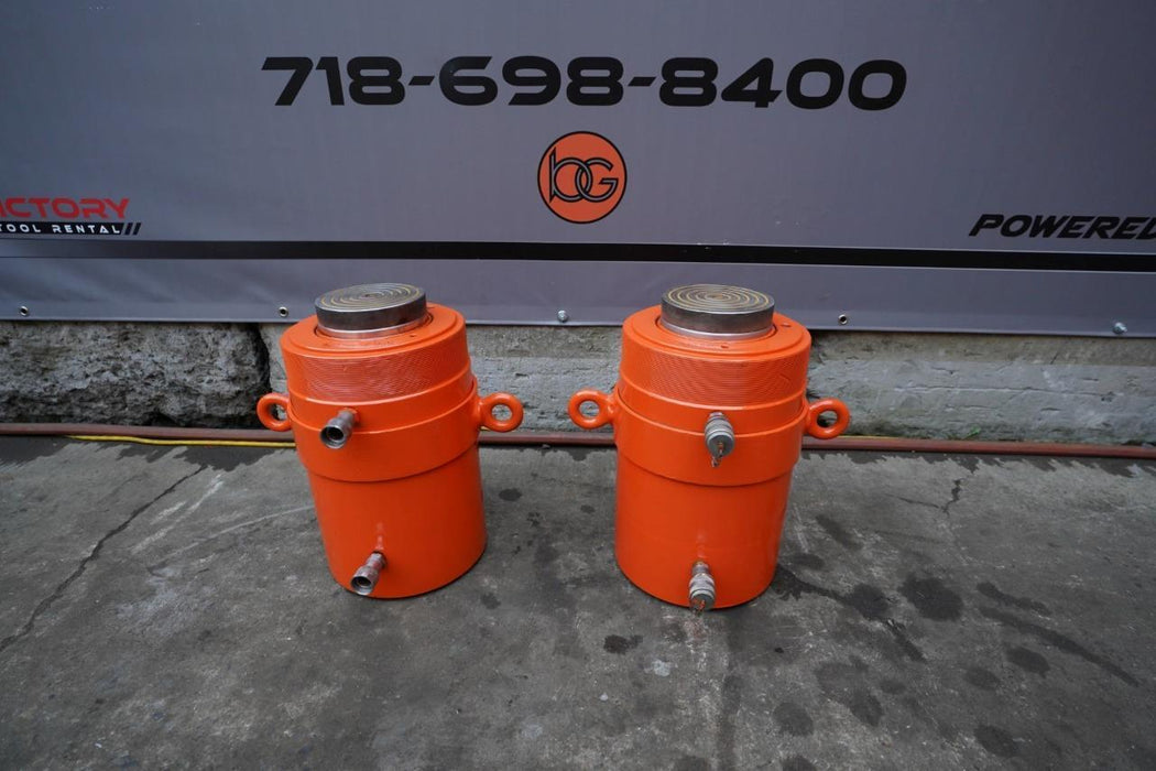 SPX Power Team 600 Ton Cylinders 300 Ton Each 6" Stroke Double Acting RD-3006