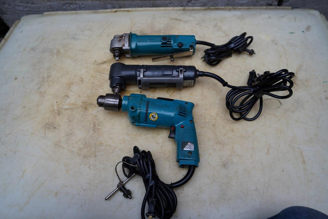 Makita and Black Decker Right Angle Drills 120v Great Shape