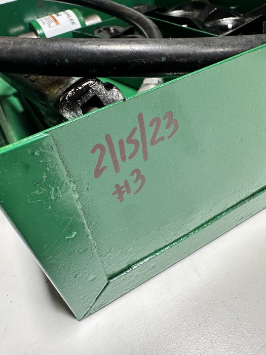 Greenlee 7310SB Slug Buster Knockout Punch Set 1/2" - 4" conduit size BG3