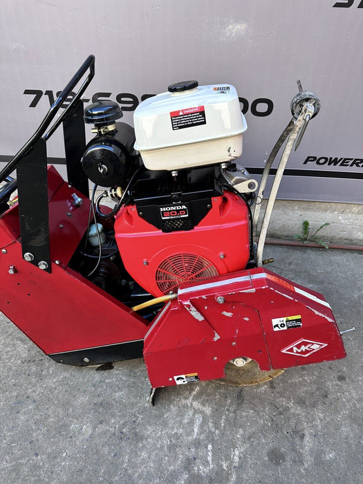 MK Diamond Walk Behind-Self Propelled 20 HP Concrete Saw MK-2020 Series 39 HRS