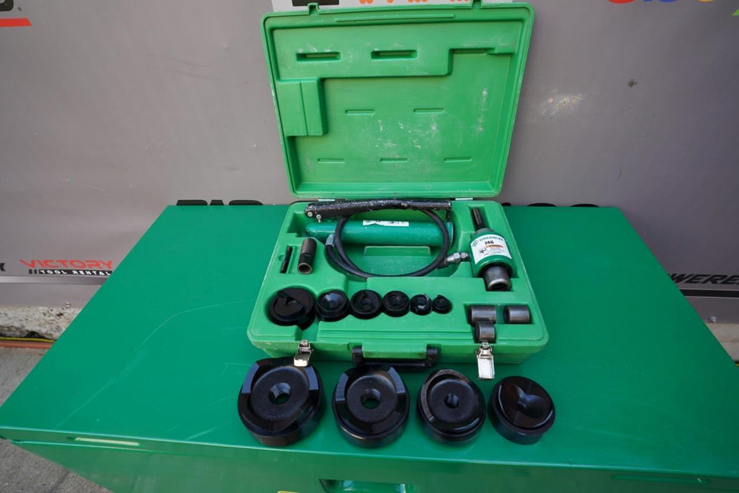 Greenlee 7310 1/2 to 4 inch Hydraulic Knock Out Punch and Die Set #6