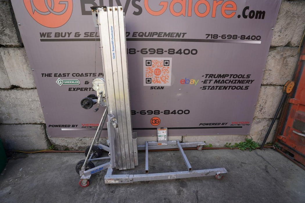 Genie SLC-24 24 foot Contractor Material Lift Hoist Works Great  #7