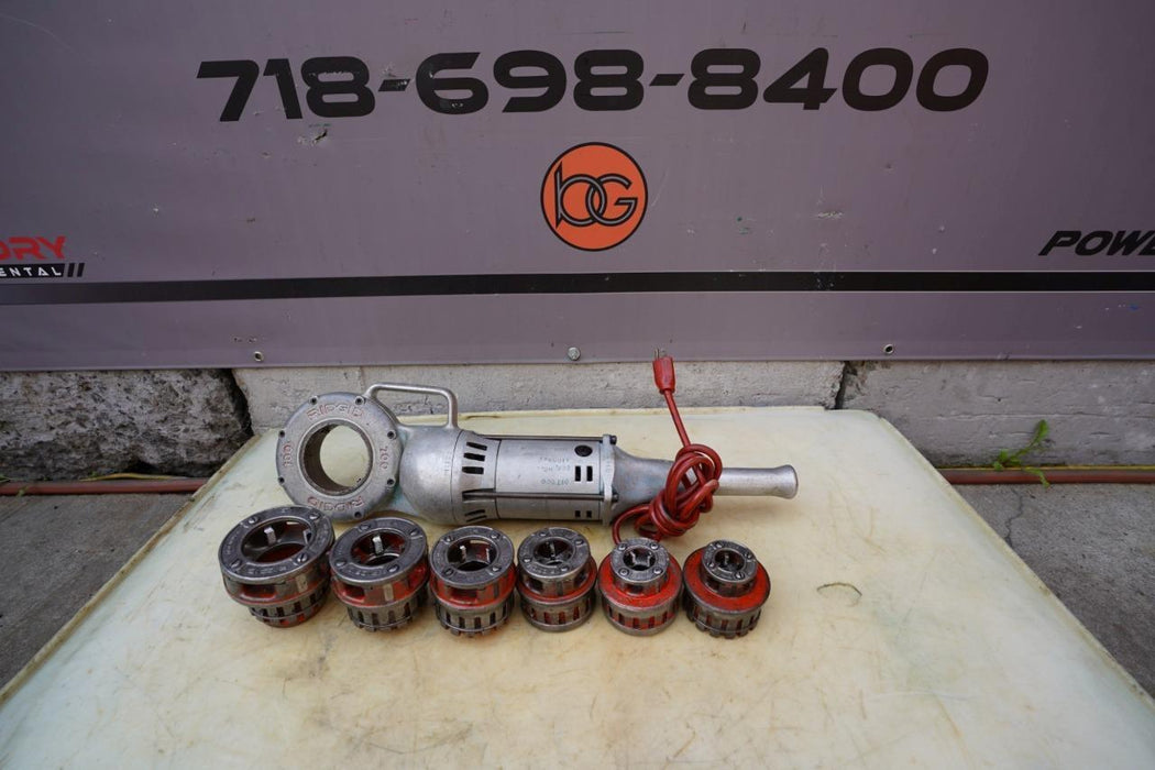 Ridgid 700 Pipe Threader Threading Machine & 12R Die Set 1/2 to 2 inch Nice Set