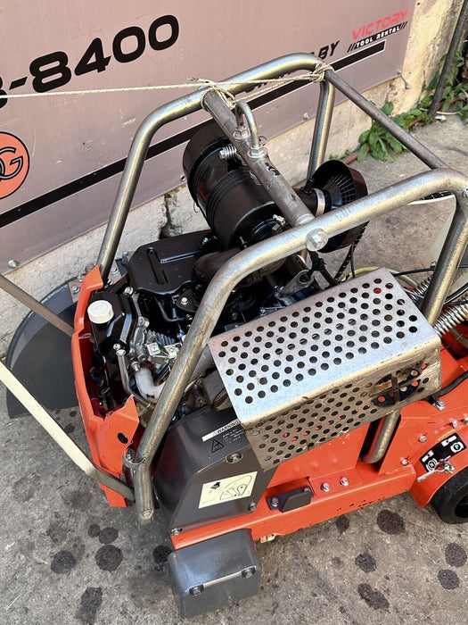 Husqvarna FS524 Walk Behind Concrete Saw Honda Motor Mint Condition #BG