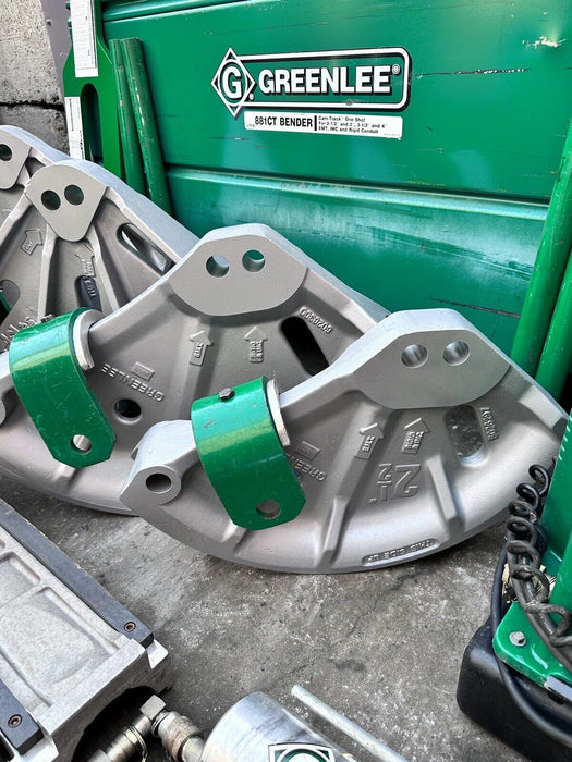 Greenlee 881CT Cam Track 2 1/2 to 4 EMT IMC Rigid Bender Bending Table 980 Pump BG17