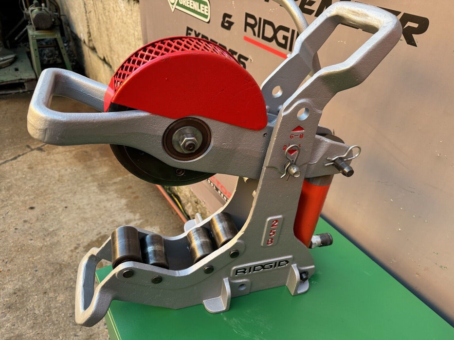 Ridgid 258 Hydraulic Pipe Cutter w/Hydraulic Pump & Roller Great Shape #2