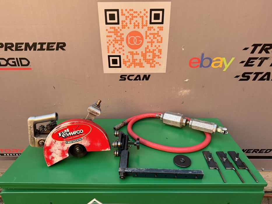 Esco APS 438 Air Pipe Saw / Boiler Tube / Steel Pipe Pneumatic Air Saw + Box #2