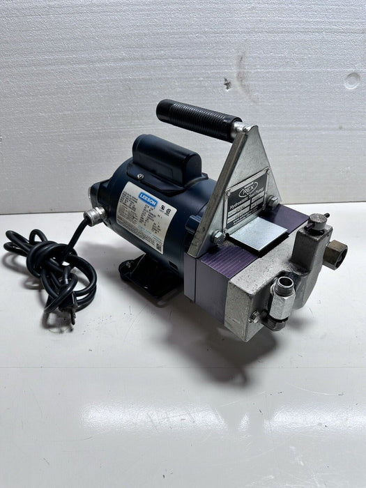 WHEELER-REX Model 39300 Hydrostatic Test Pump Electric, 1/2 HP /300 PSI