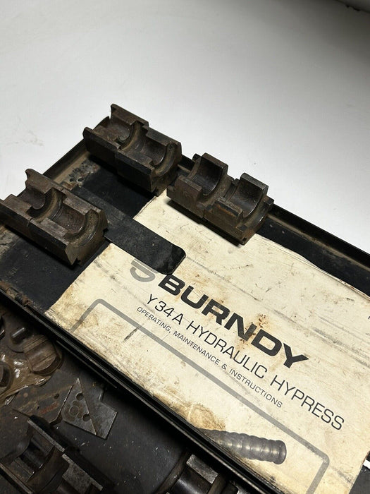 Burndy Y34A HYPRESS Dies And Case Assorted Sizes