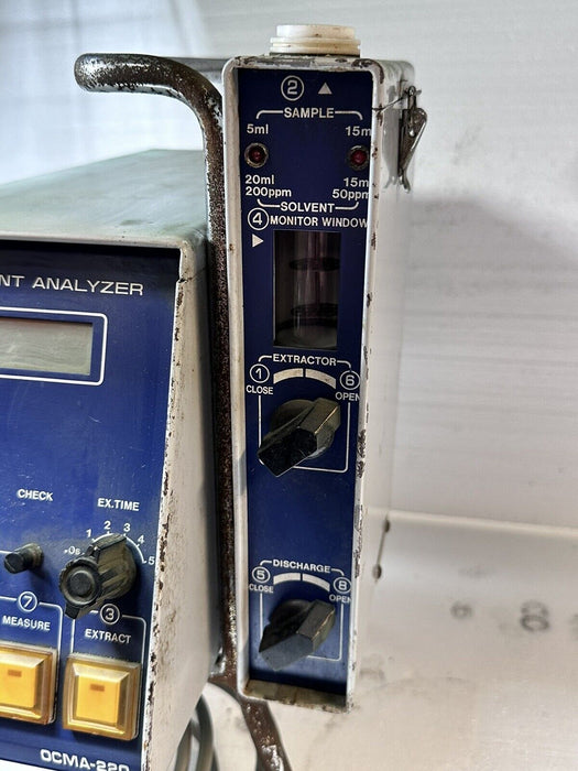 HORIBA OIL CONTENT ANALYZER OCMA-220