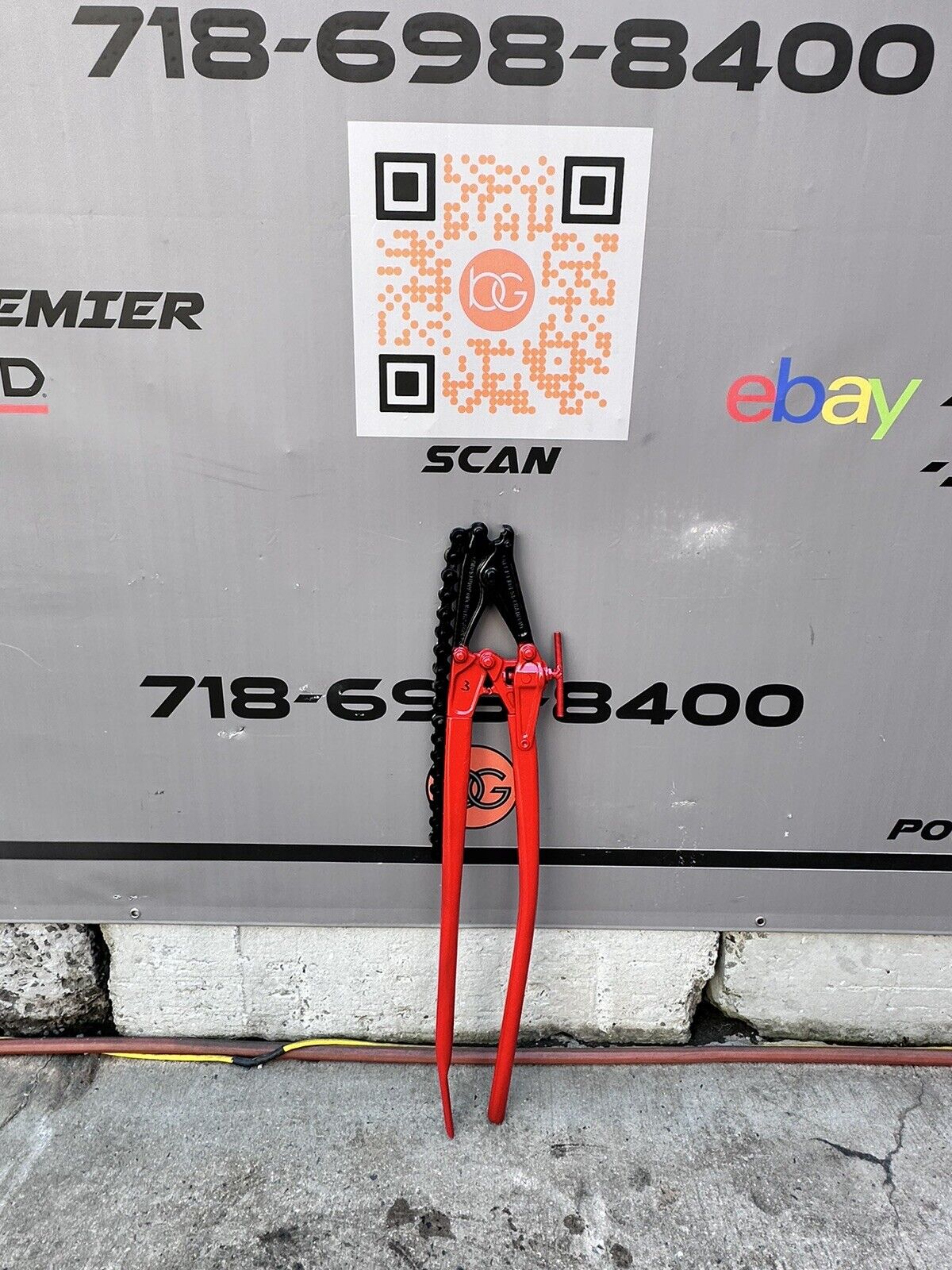 Wheeler Rex Cast Iron Chain Soil Ridgid Pipe Cutter Snapper Tool 3