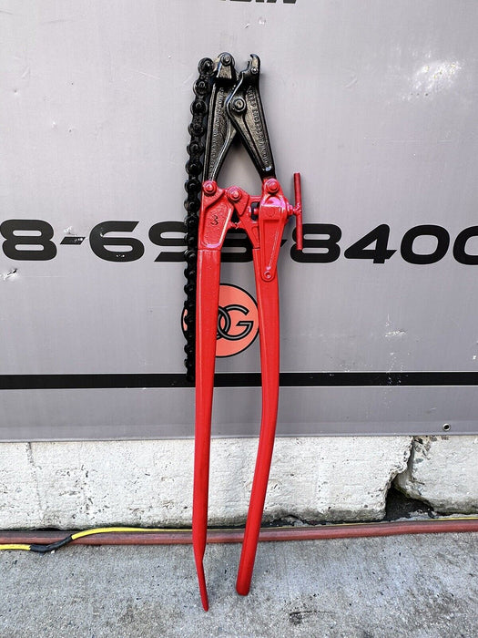 Wheeler Rex Cast Iron Chain Soil Ridgid Pipe Cutter Snapper Tool 3