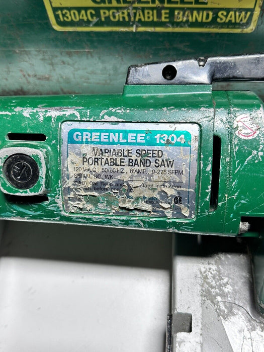 Greenlee 1304 Variable speed Portable Bandsaw & Case