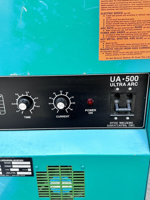 Midwest Fasteners, Inc. UA500 Stud Welding System Stud Welder Nelson