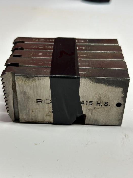 RIDGID USA 415 3 1/2" -  4" NPT Pipe Threading Dies NOS Never Used #2