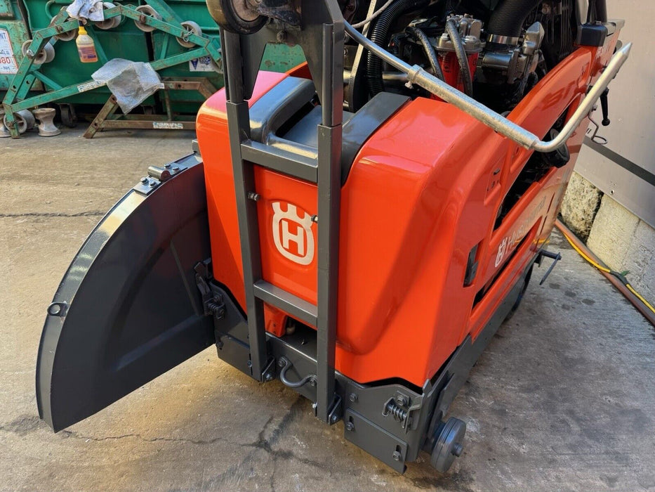 Husqvarna FS-5000D Walk Behind Concrete Saw 2018 Model only 403 Hours ( VIDEO )