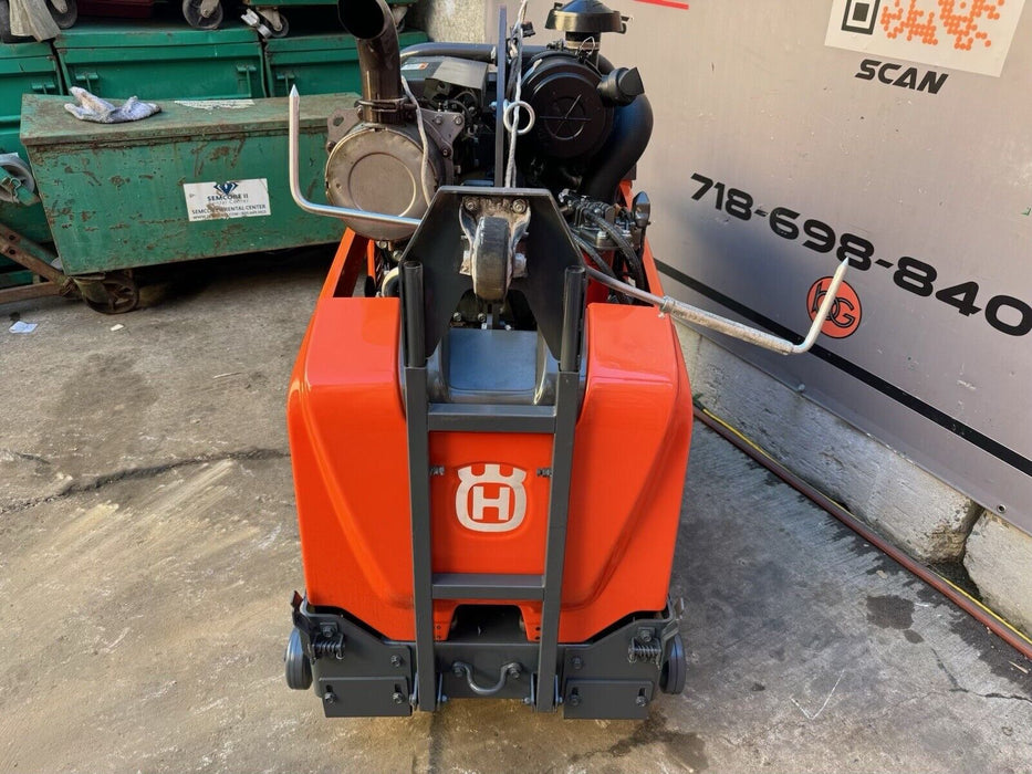 Husqvarna FS-5000D Walk Behind Concrete Saw 2018 Model only 403 Hours ( VIDEO )