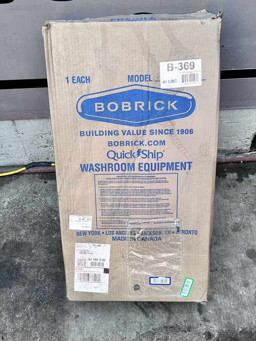 Bobrick B369 Towel Dispenser Waste Receptacle-Stainless Steel