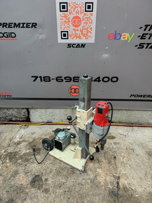 Edco 3620 Milwaukee Core Drill Dymodrill Rig With Vacuum