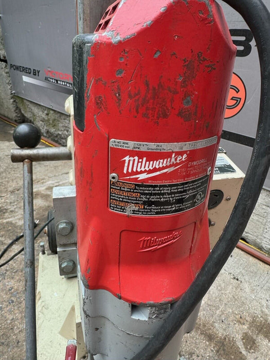 Edco 3620 Milwaukee Core Drill Dymodrill Rig With Vacuum