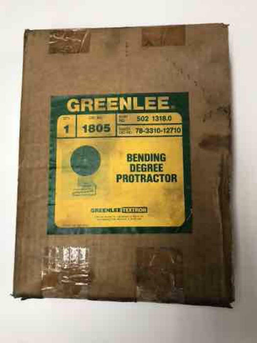 Greenlee 1805 Bending Gage 502 13180 for Hydraulic Bender NIB