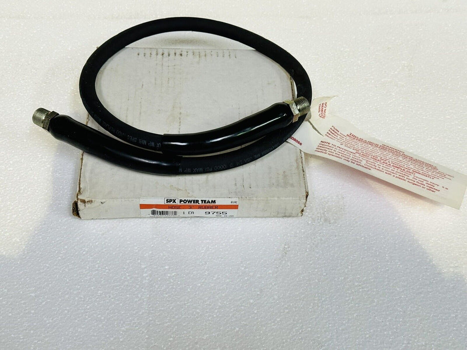 POWER TEAM 9755 3' - Wire Braided Hydraulic Hose 0.25ID - NEW -