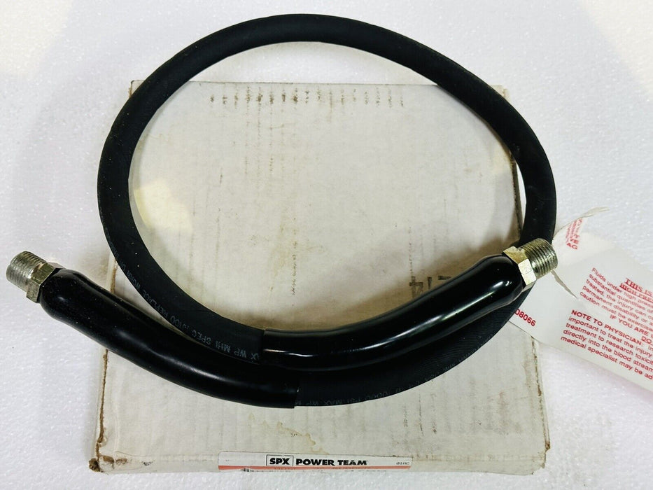 POWER TEAM 9755 3' - Wire Braided Hydraulic Hose 0.25ID - NEW -