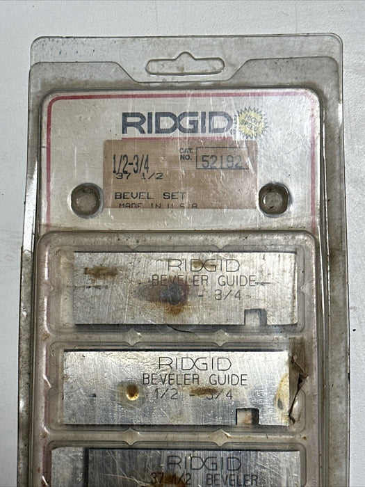 Ridgid 52192 Universal Pipe Bevel Dies, 37 1/2 deg Die Set, 1/2-3/4in 12-20mm