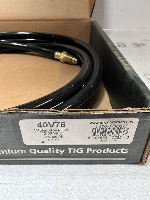 Anchor Brand TIG Welding Water Hose Extension 12.5 Ft  40V76 New