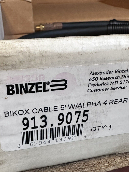 Abicor Binzel 913.9075 MIG Welding Torch Gun Bikox Cable 5’