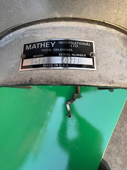 Mathey Pipe Beveling Machine, Manual Saddle Beveler  6"-12" , 2SA