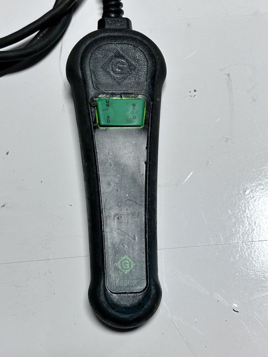 REMOTE PENDANT LOAD UNLOAD SWITCH FOR GREENLEE 555CX 555 CX CONDUIT PIPE BENDERS
