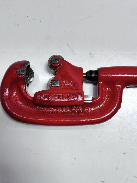 Ridgid No. 1A  1/8" - 1 1/4" Heavy Duty Pipe Cutter Used  Refurbished #6