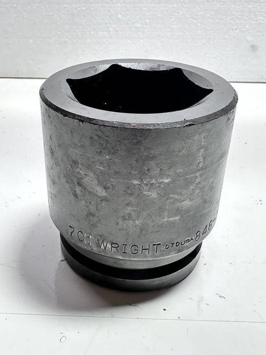 Wright 848-70, 70 mm Standard Impact Socket, 1-1/2" Drive, 6 Point  #1